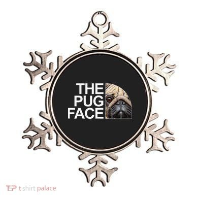 The Pug Face Dog Funny Pug Ornament