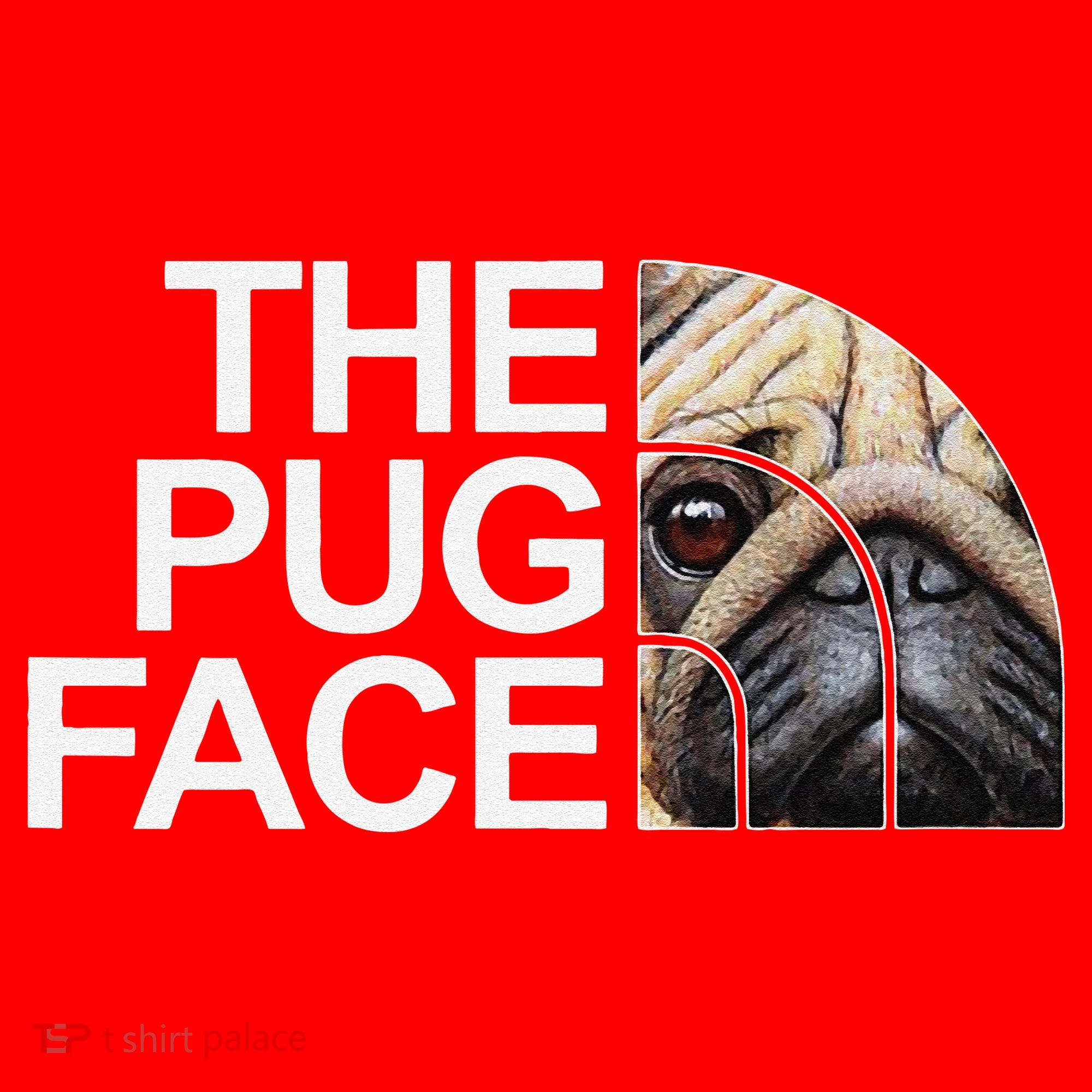 The Pug Face Dog Funny Pug Santa Hat