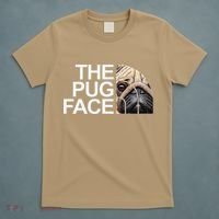 The Pug Face Dog Funny Pug T-Shirt thumb 5