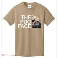The Pug Face Dog Funny Pug Kids T-Shirt thumb 0
