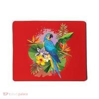 Tropical Paradise Flower Parrot Mousepad thumb 0