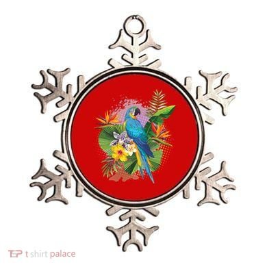 Tropical Paradise Flower Parrot Ornament