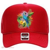 Tropical Paradise Flower Parrot Hat thumb 0