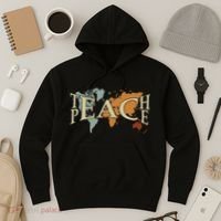 Teach Peace For Teachers And Educators Counselor Hoodie thumb 3