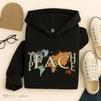 Teach Peace For Teachers And Educators Counselor Hoodie thumb 4