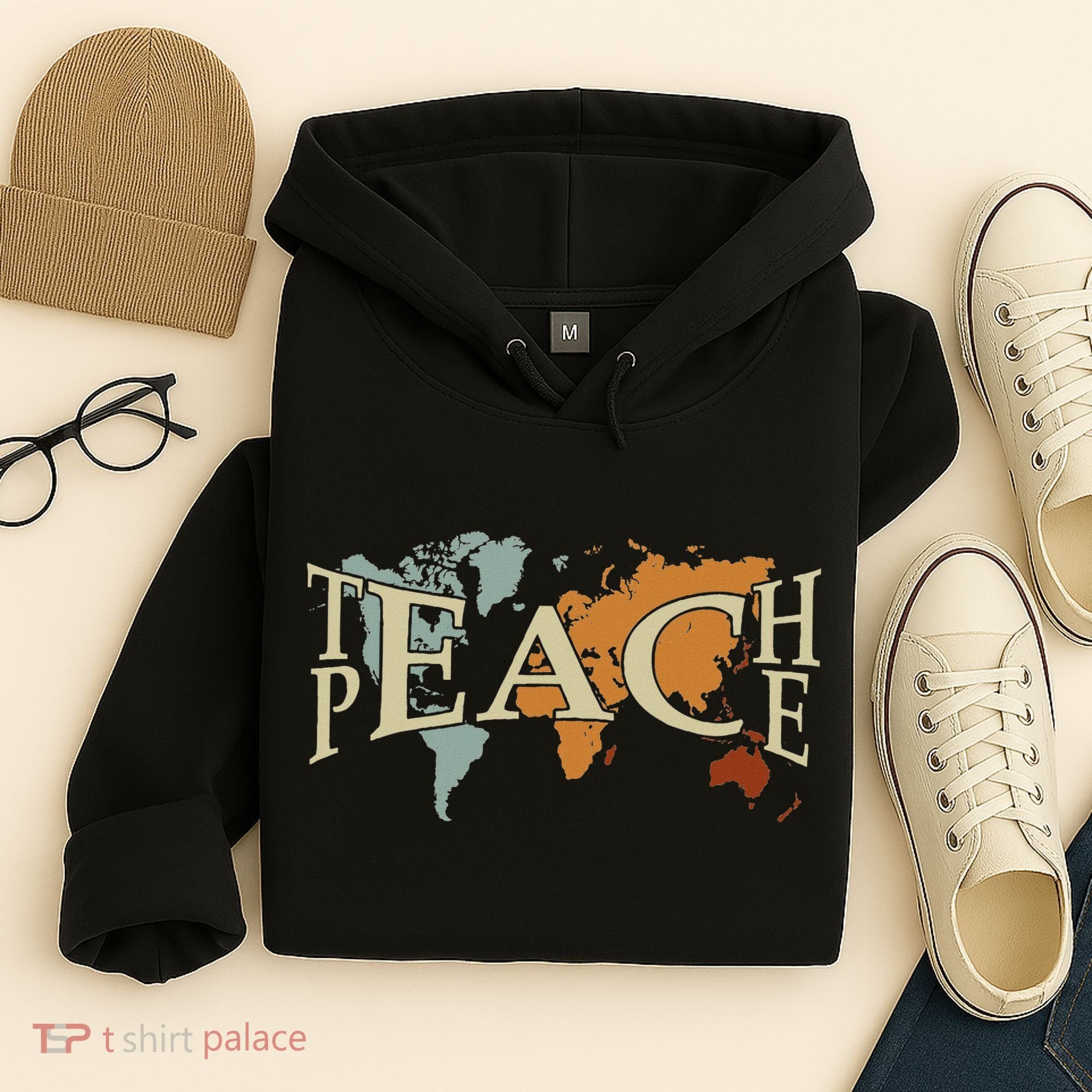 Teach Peace For Teachers And Educators Counselor Hoodie