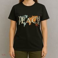 Teach Peace For Teachers And Educators Counselor T-Shirt thumb 4