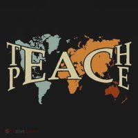 Teach Peace For Teachers And Educators Counselor Pajama Set thumb 2