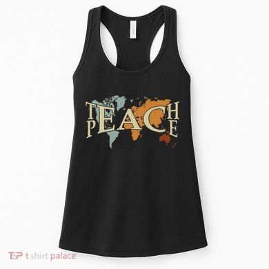 Teach Peace For Teachers And Educators Counselor Women's Tank Top