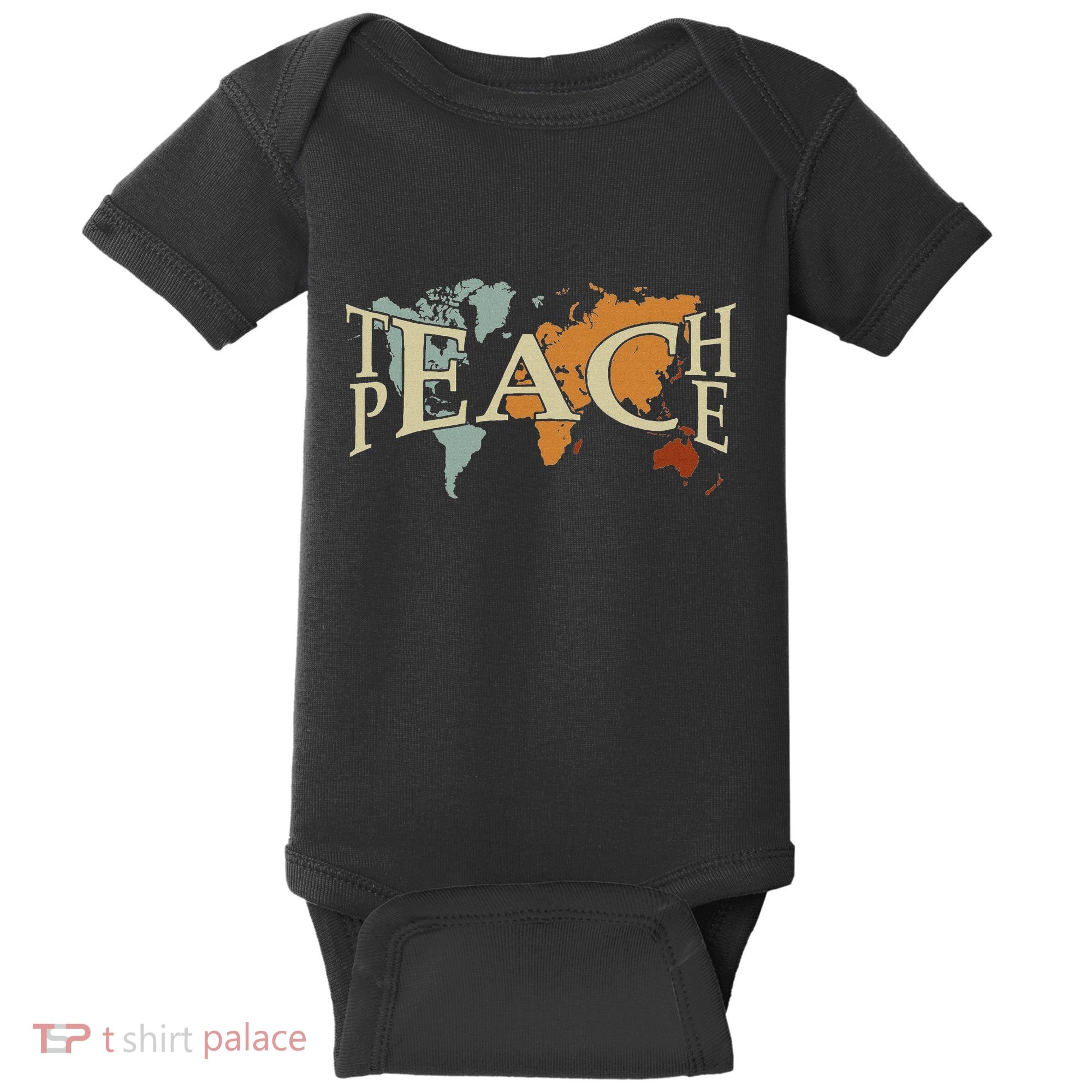 Teach Peace For Teachers And Educators Counselor Baby Bodysuit