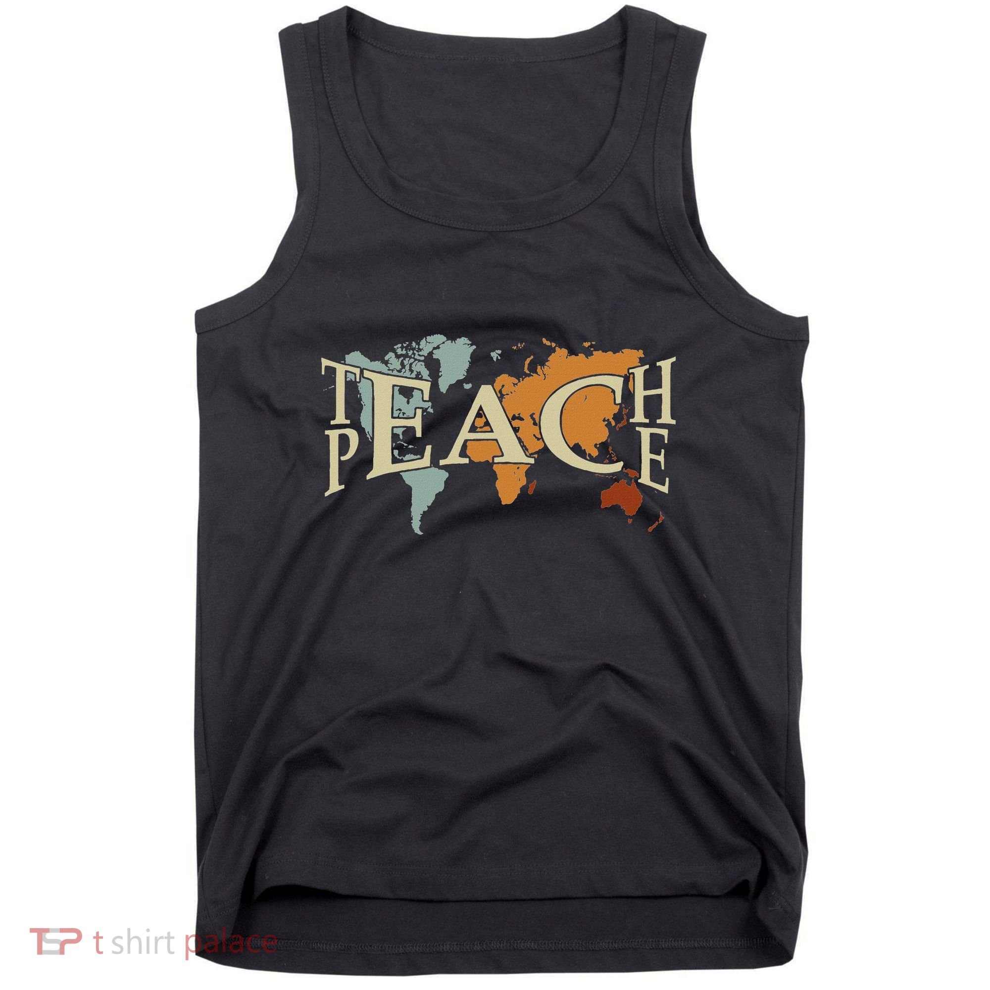 Teach Peace For Teachers And Educators Counselor Tank Top