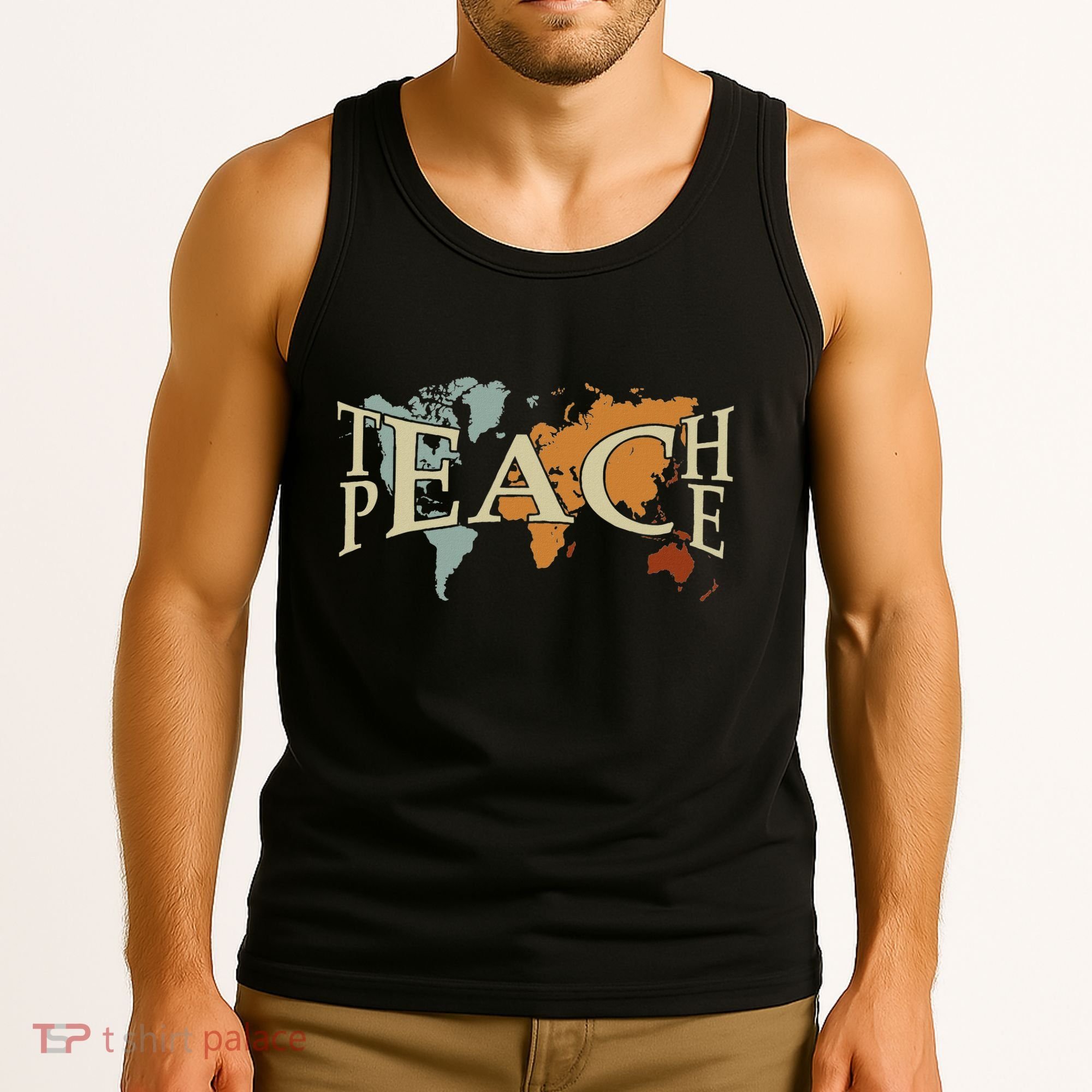 Teach Peace For Teachers And Educators Counselor Tank Top