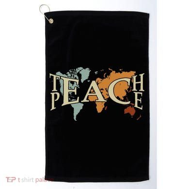 Teach Peace For Teachers And Educators Counselor Golf Towel