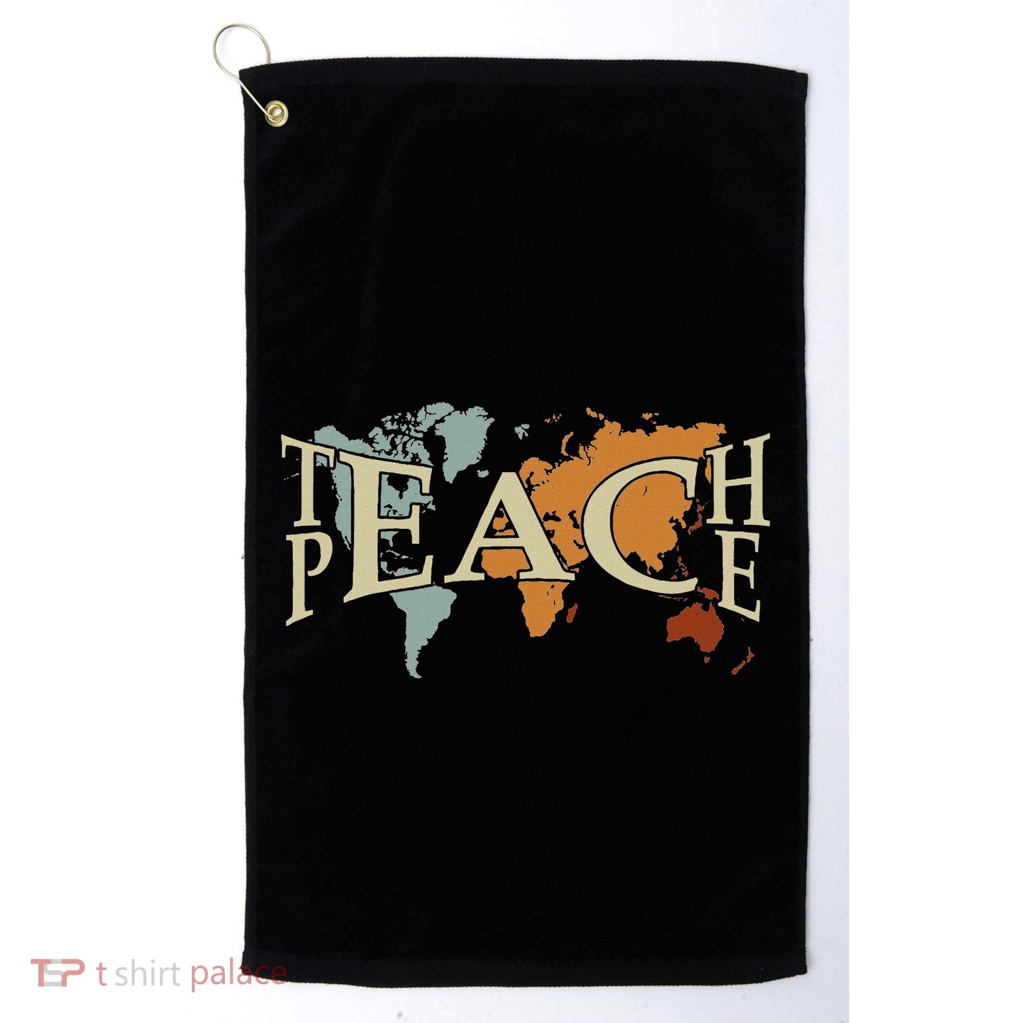 Teach Peace For Teachers And Educators Counselor Golf Towel