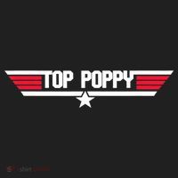 Top Poppy Funny Father Grandpa 80s Father's Day Gift Golf Towel thumb 3
