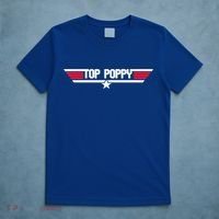 Top Poppy Funny Father Grandpa 80s Father's Day Gift T-Shirt thumb 5
