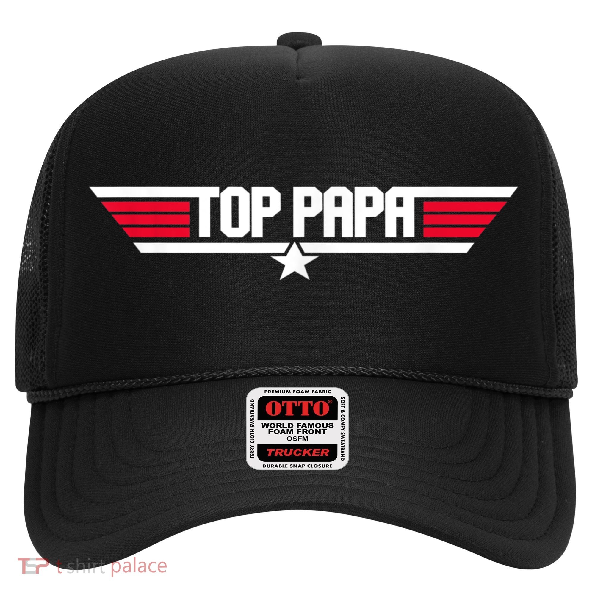 Top Papa Funny Father Grandpa 80s Father's Day Gift Hat