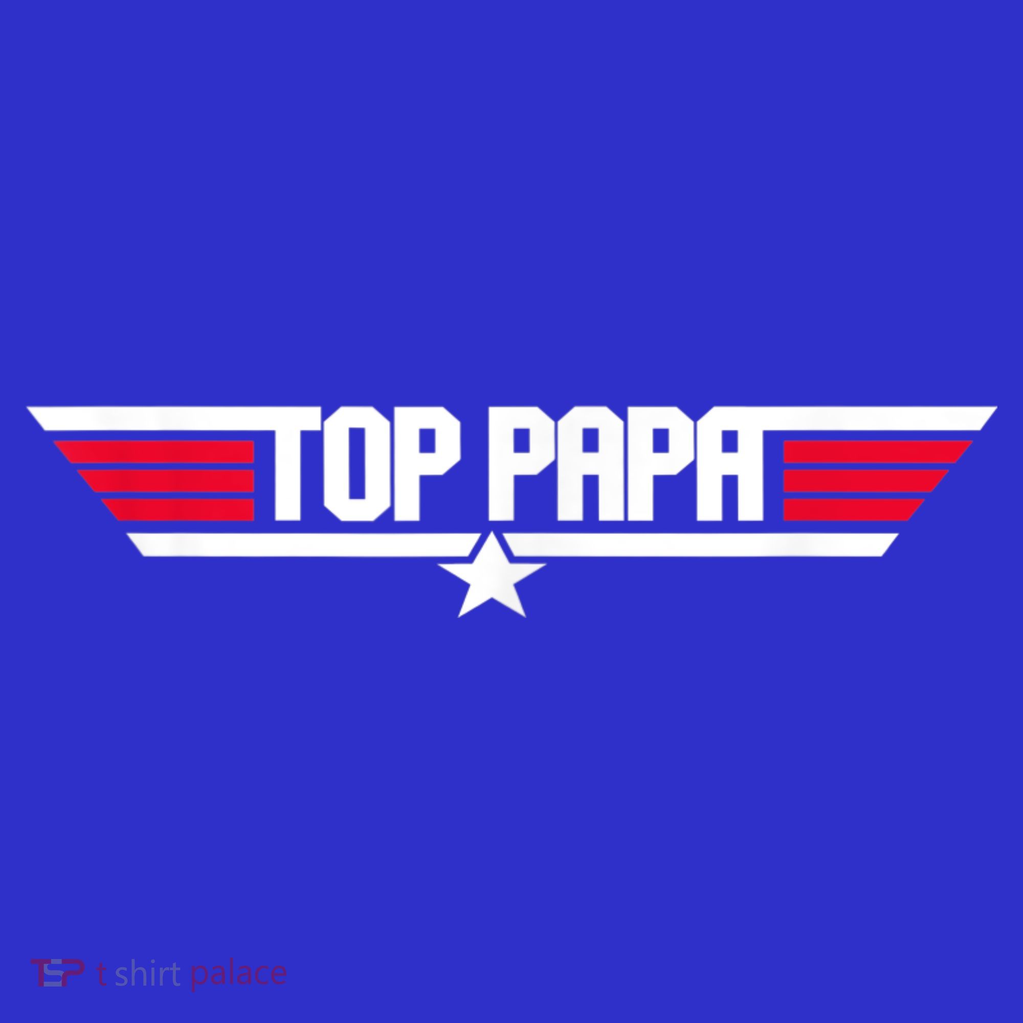 Top Papa Funny Father Grandpa 80s Father's Day Gift T-Shirt