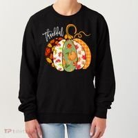 Thankful Pumpkin Fall Autumn Cute Halloween Women's Sweatshirt thumb 0