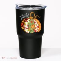 Thankful Pumpkin Fall Autumn Cute Halloween Tumbler thumb 0