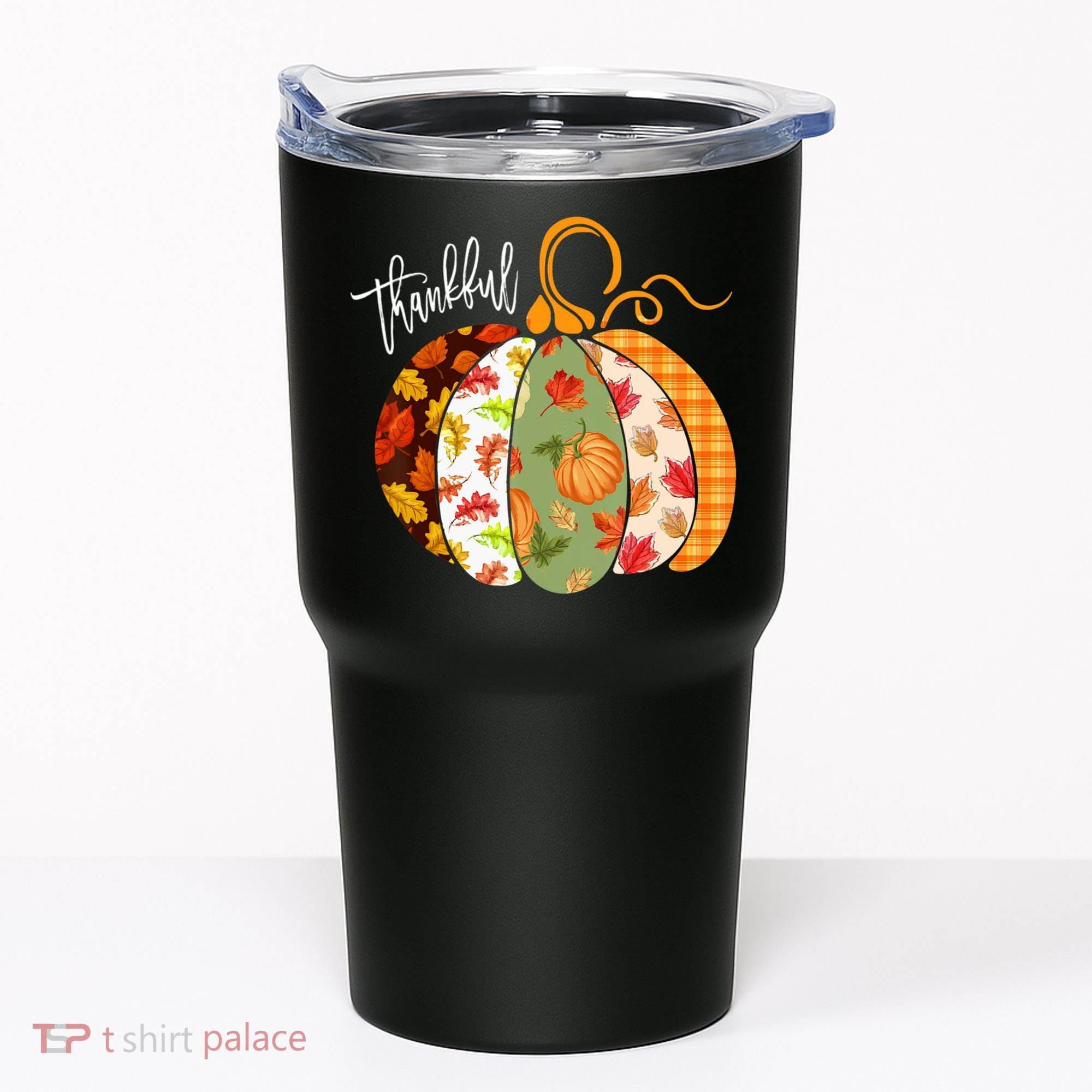 Thankful Pumpkin Fall Autumn Cute Halloween Tumbler