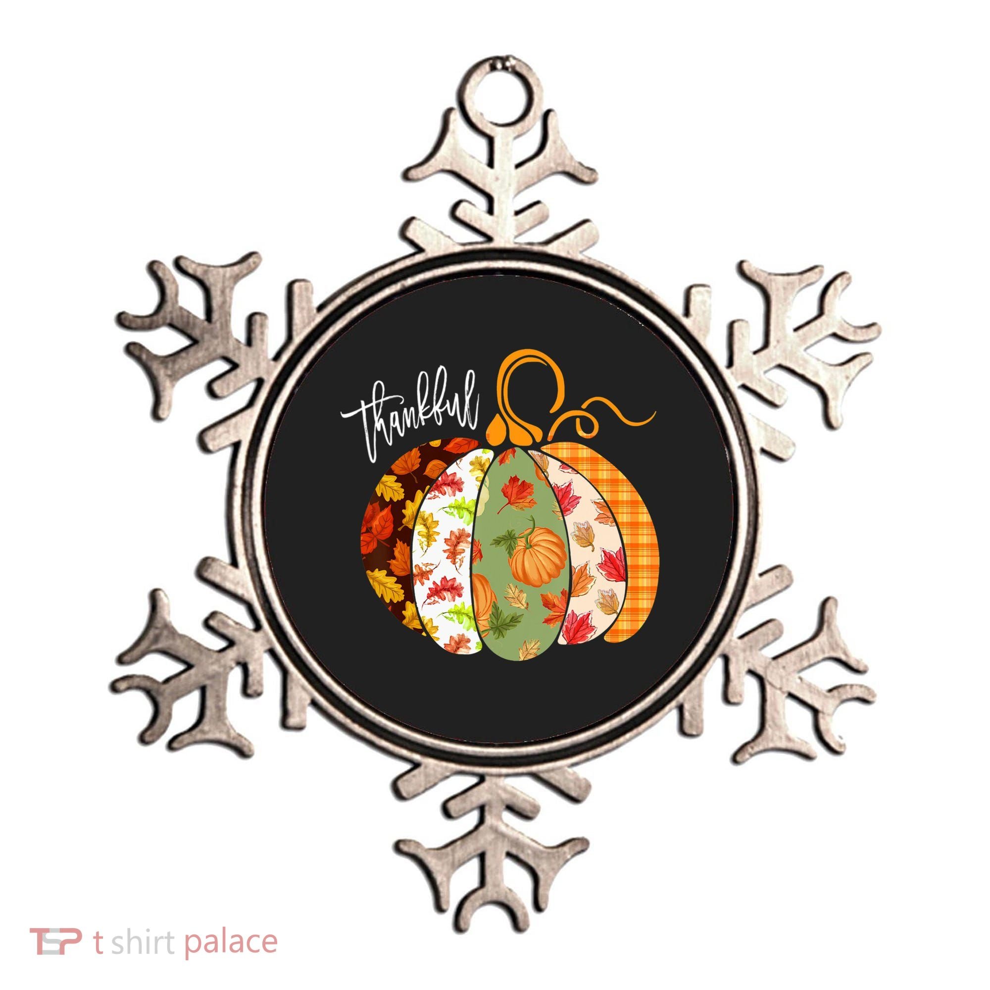 Thankful Pumpkin Fall Autumn Cute Halloween Ornament