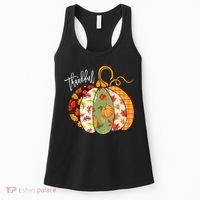Thankful Pumpkin Fall Autumn Cute Halloween Women's Tank Top thumb 0