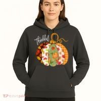 Thankful Pumpkin Fall Autumn Cute Halloween Hoodie thumb 5