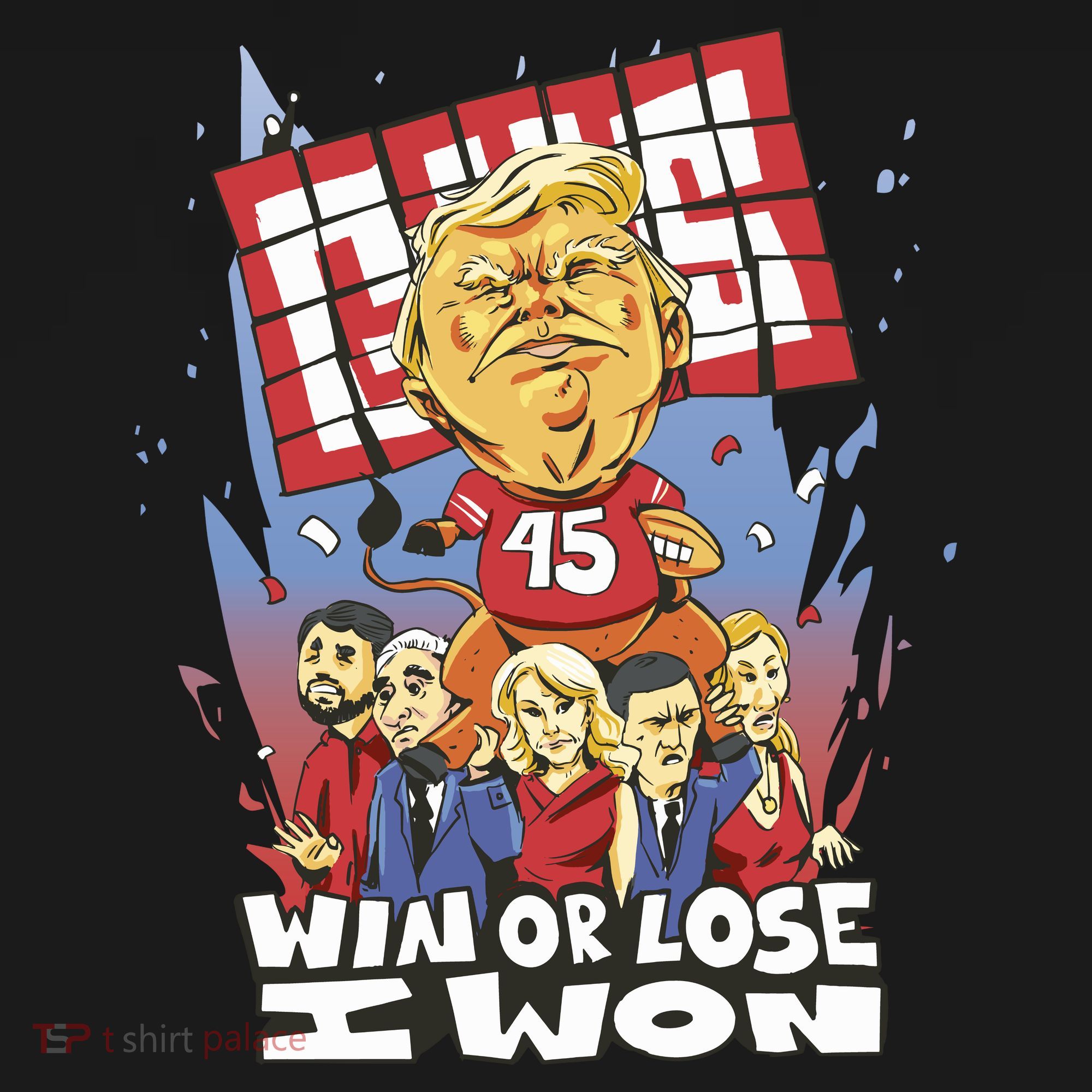 Trump Politician Football Parody Backpack