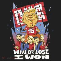 Trump Politician Football Parody Beanie thumb 2