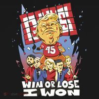 Trump Politician Football Parody Visor thumb 3