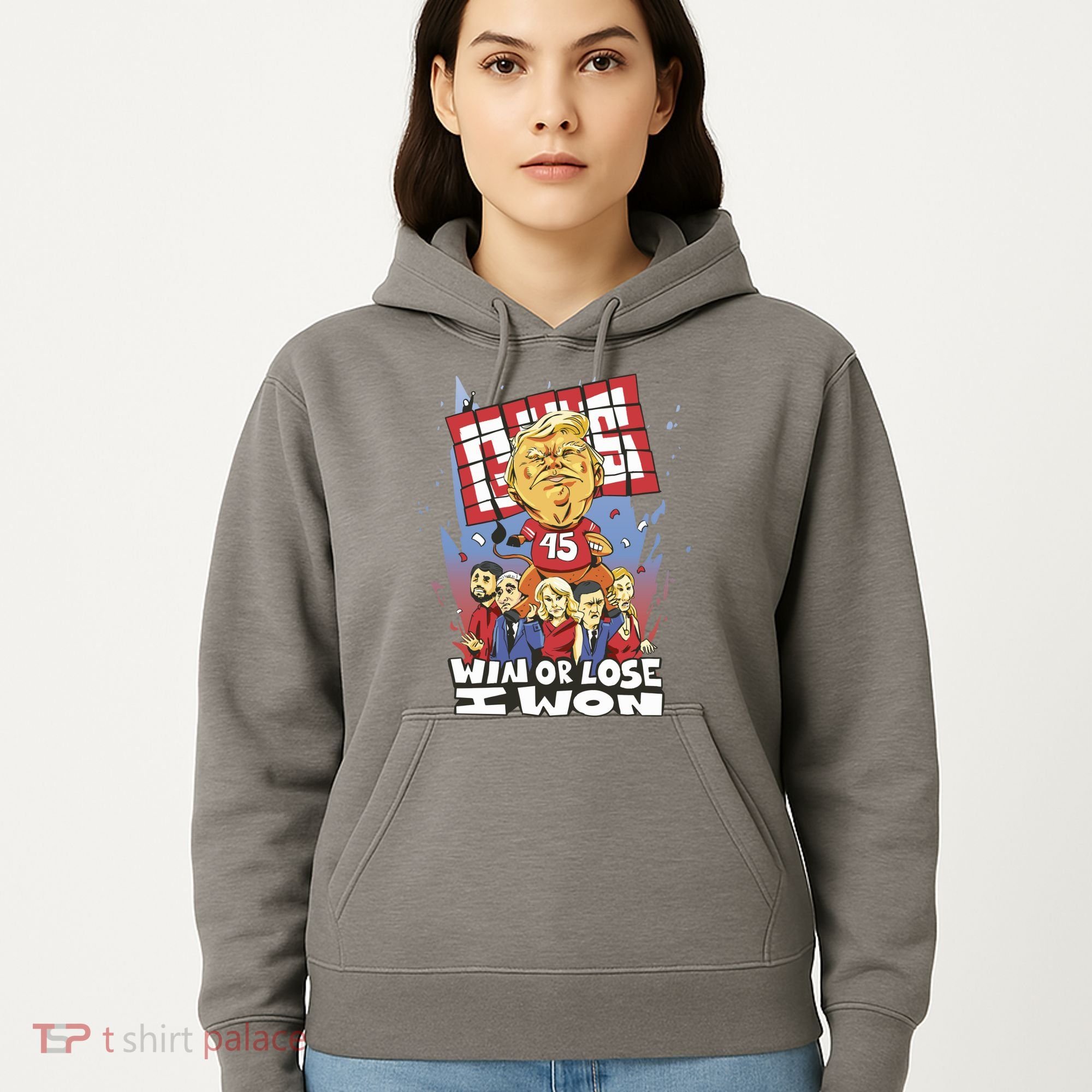 Trump Politician Football Parody Hoodie