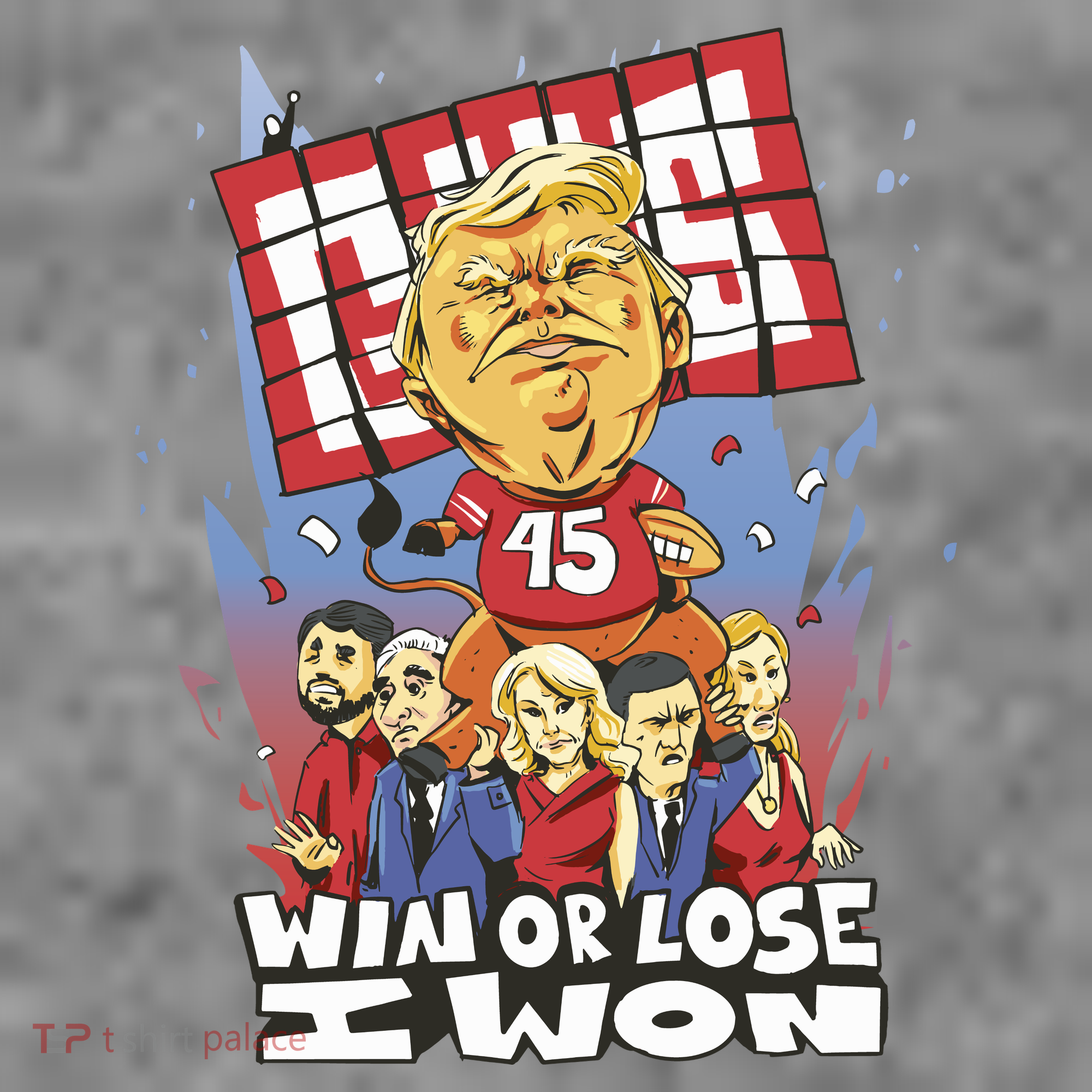 Trump Politician Football Parody Hoodie