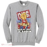 Trump Politician Football Parody Sweatshirt thumb 0