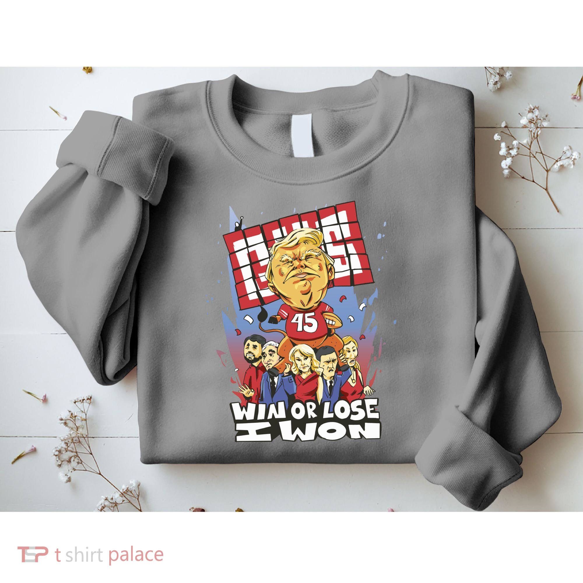 Trump Politician Football Parody Sweatshirt