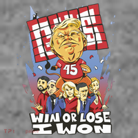 Trump Politician Football Parody Sweatshirt thumb 3