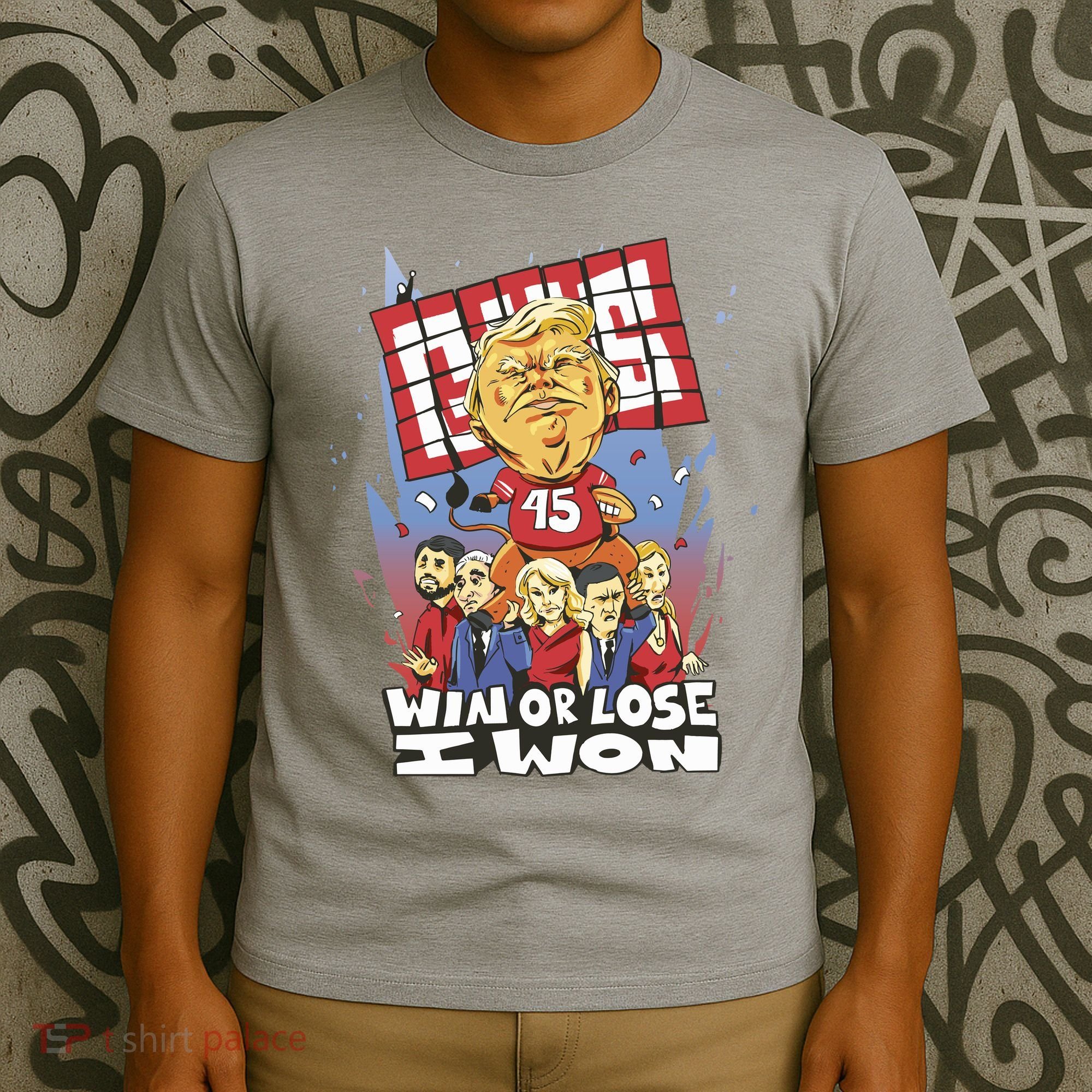 Trump Politician Football Parody T-Shirt