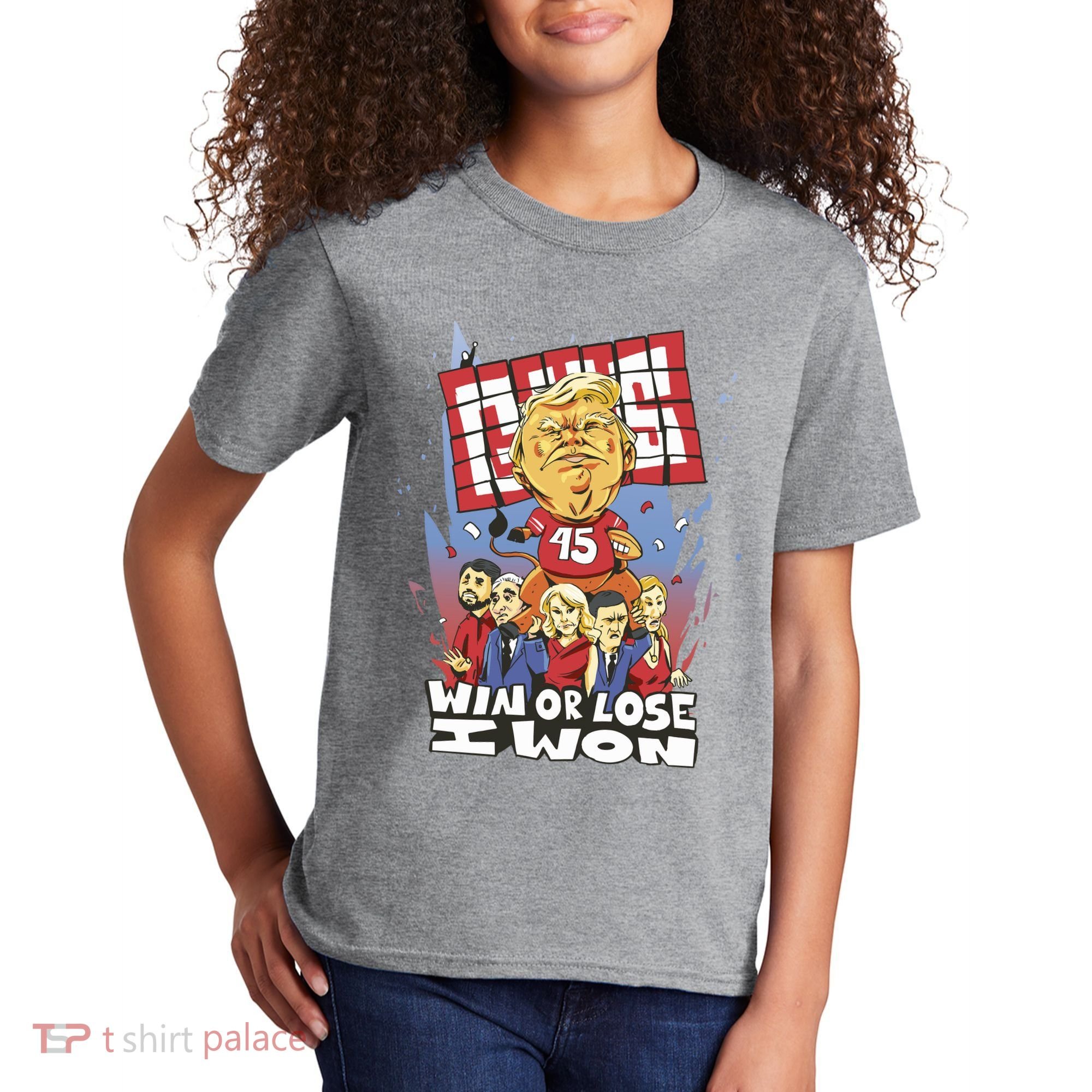 Trump Politician Football Parody Kids T-Shirt