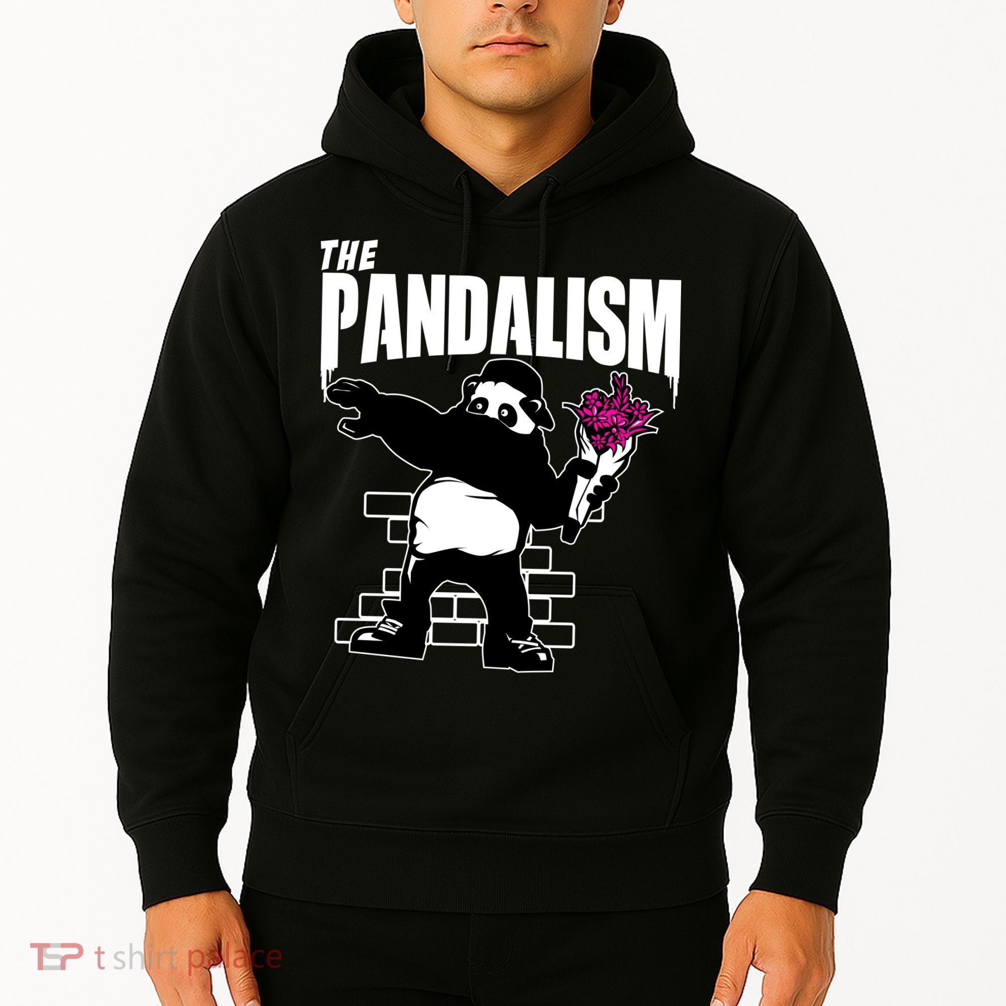 The Pandalism Funny Panda Parody Hoodie