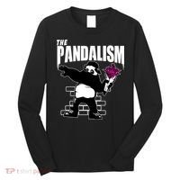 The Pandalism Funny Panda Parody Long Sleeve Shirt thumb 0