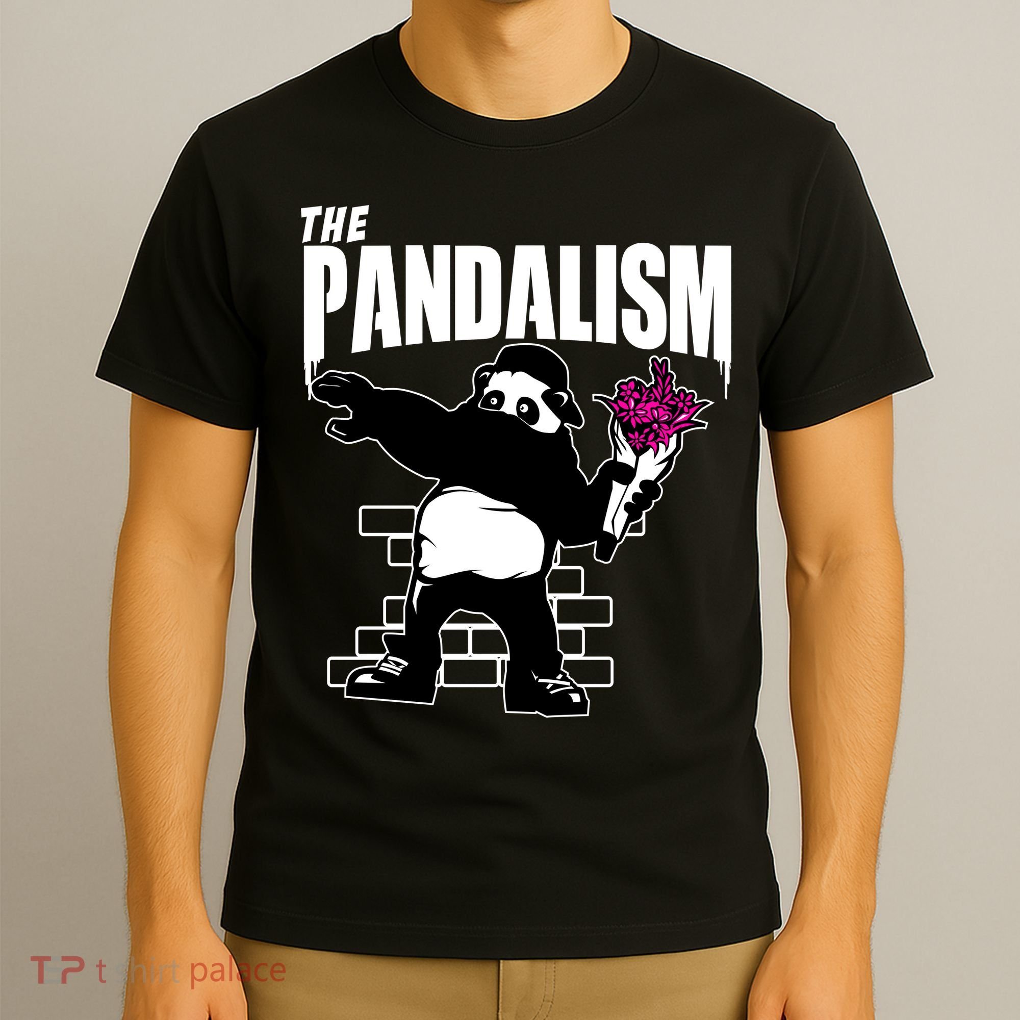 The Pandalism Funny Panda Parody T-Shirt