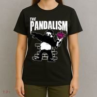 The Pandalism Funny Panda Parody T-Shirt thumb 4