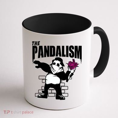 The Pandalism Funny Panda Parody Coffee Mug back