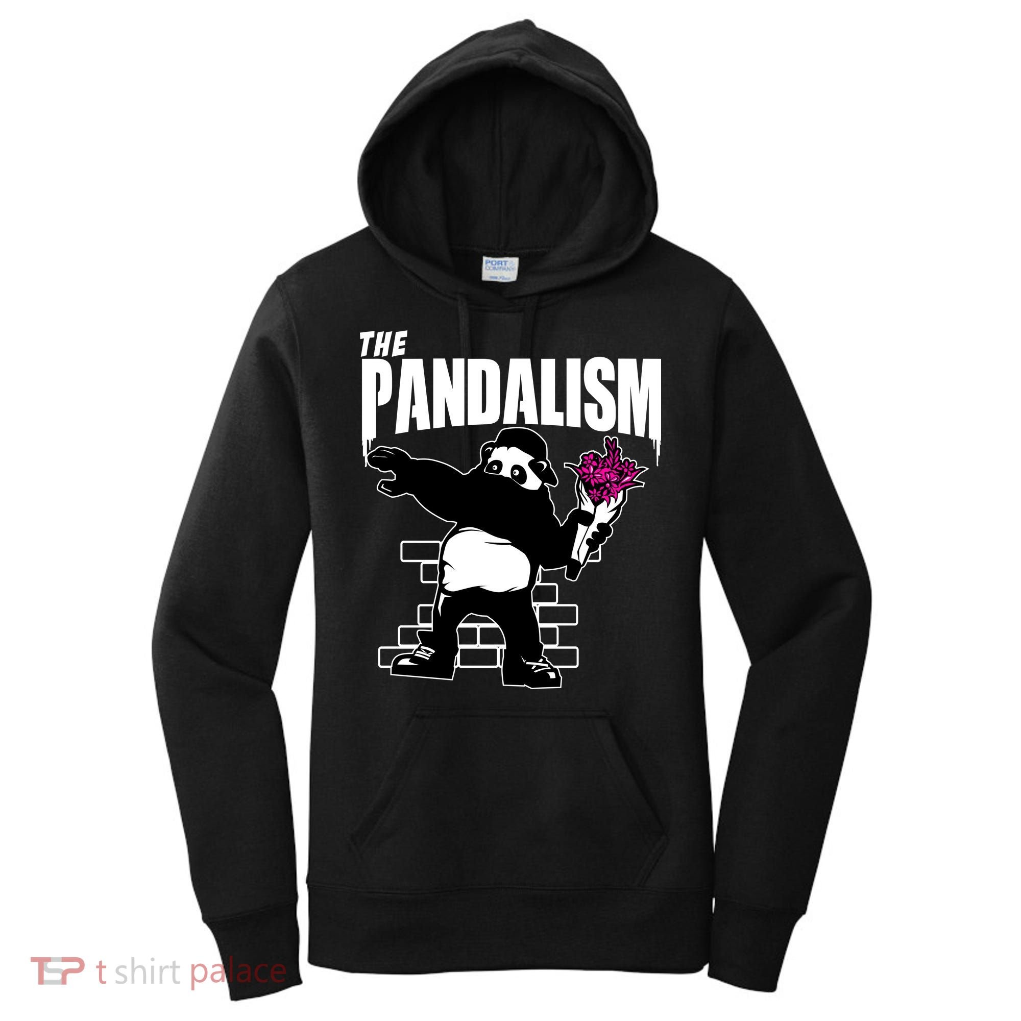 The Pandalism Funny Panda Parody Women's Hoodie