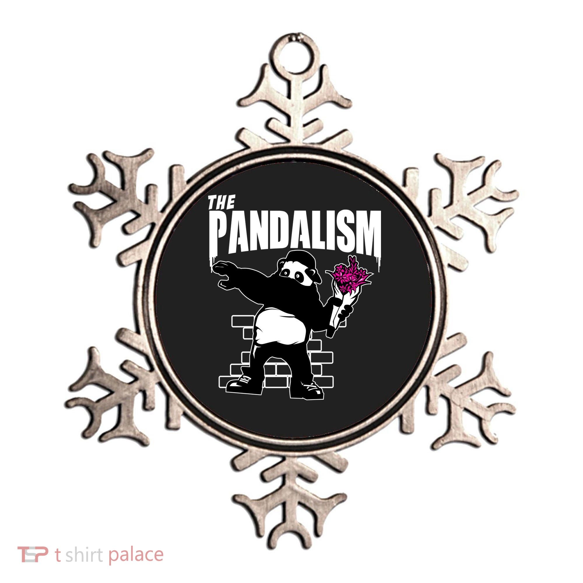The Pandalism Funny Panda Parody Ornament