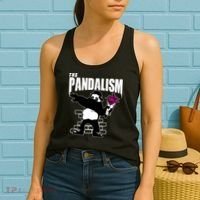The Pandalism Funny Panda Parody Women's Tank Top thumb 2