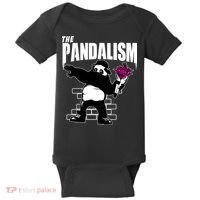 The Pandalism Funny Panda Parody Baby Bodysuit thumb 0