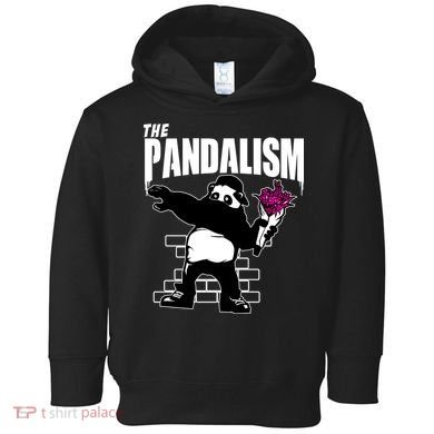 The Pandalism Funny Panda Parody Toddler Hoodie
