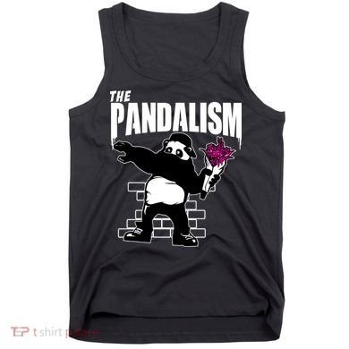 The Pandalism Funny Panda Parody Tank Top