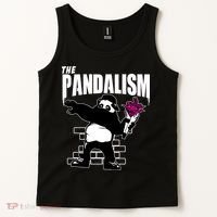 The Pandalism Funny Panda Parody Tank Top thumb 2